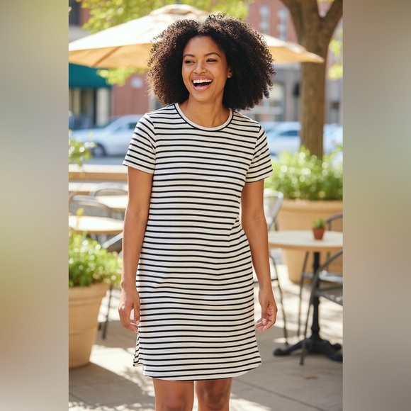 Ralph Lauren Dresses & Skirts - Lauren Ralph Lauren Striped Short Sleeve Dress. Size 1X.